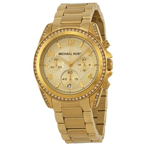 michael kors uhren damen 5166|Michael Kors Golden Blair Glitz Watch MK5166.